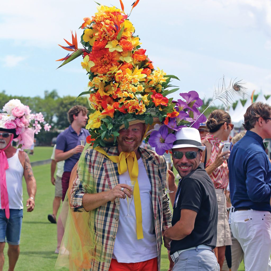 Revelers leave day-to-day stress behind and take a tongue-in-cheek approach to dressing for the annual Gay Polo Tournament