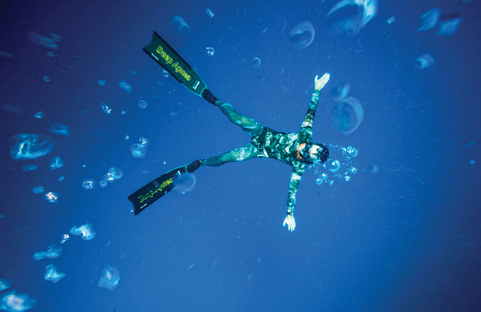Freediving has been practiced in cultures around the world since ancient times. Photograph by Performance Freediving