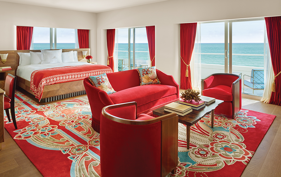 Suite at the Faena Hotel; Photograph by Faena Hotel Miami Beach