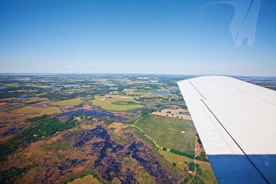 A bird’s eye view of Groveland, in central Florida; Photograph by Jeremiah Stanley