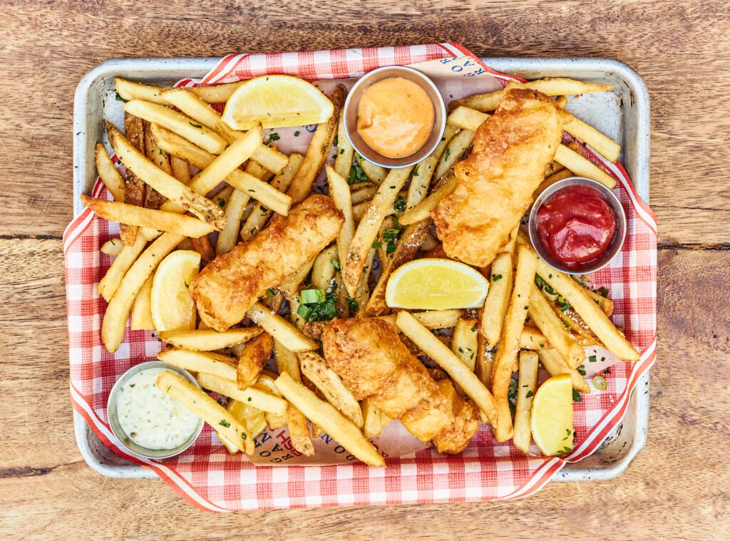 Gordon Ramsay Fish and Chips fish