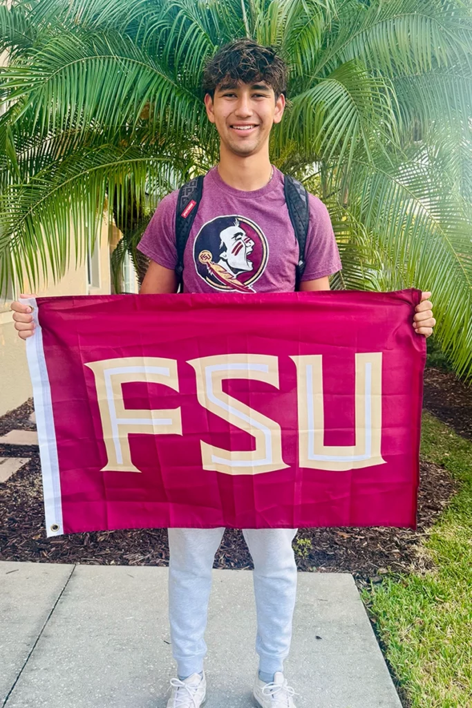 Denied at UF & FSU: The New Reality for Florida’s Brightest Students 6 Andrew Morales is going to FSU in the Fall.