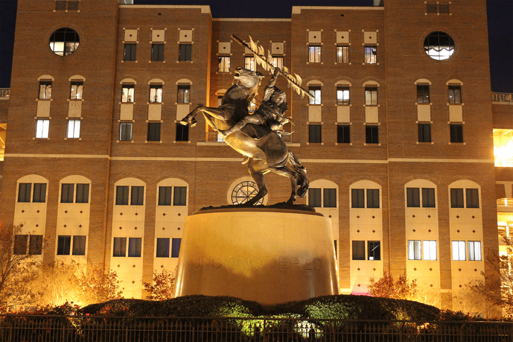 FSU's "Unconquered" statue is a landmark statue on campus