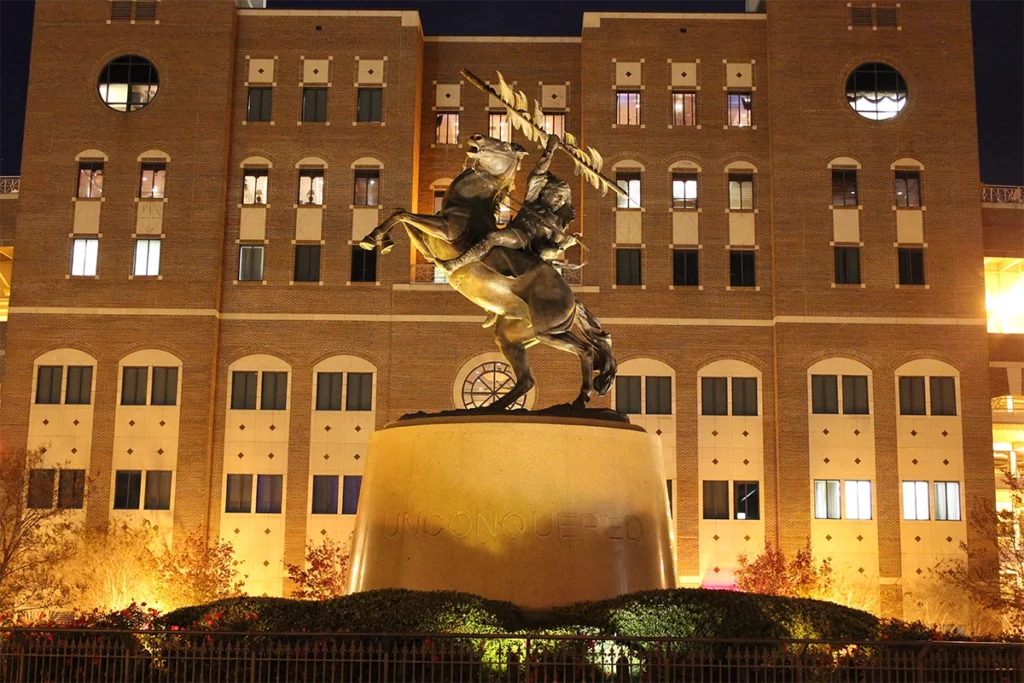 Denied at UF & FSU: The New Reality for Florida’s Brightest Students 10 FSU's "Unconquered" statue is a landmark statue on campus