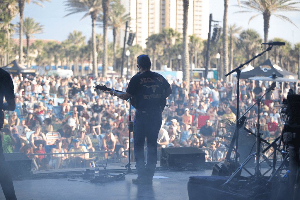 Rock on at the Jax Beach Country Fest in Jacksonville Beach, Florida.
