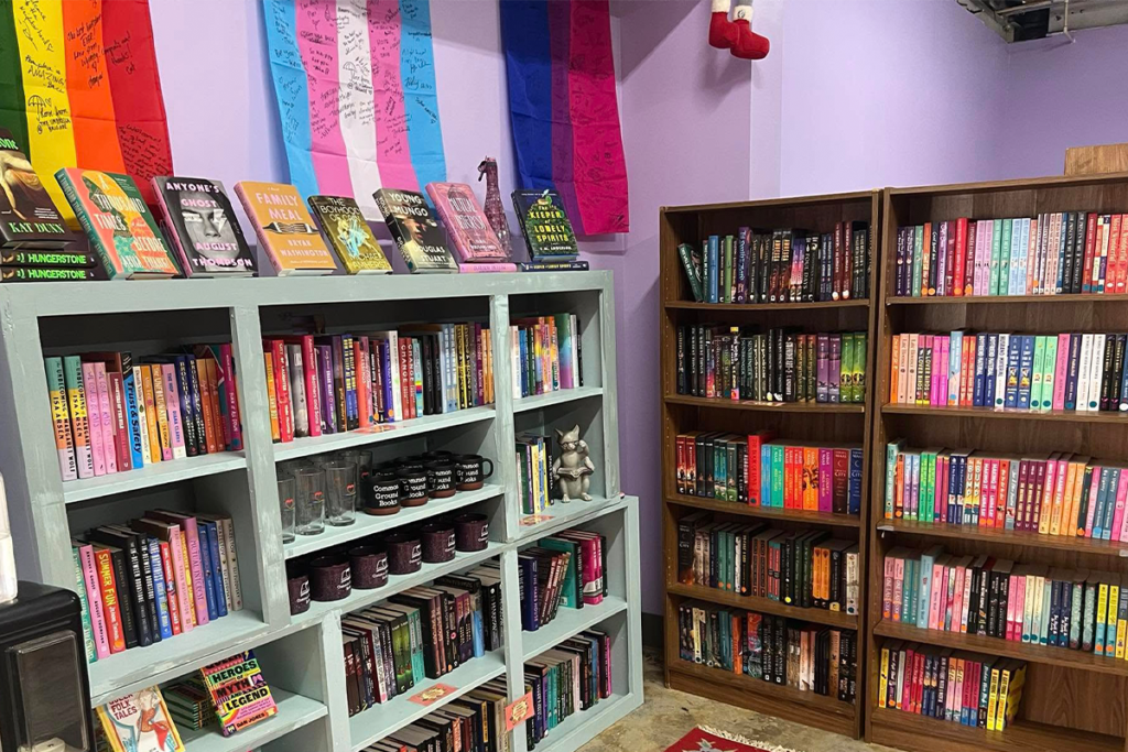 Common Ground Books is a LGBTQ+ owned bookstore in Tallahassee Florida.