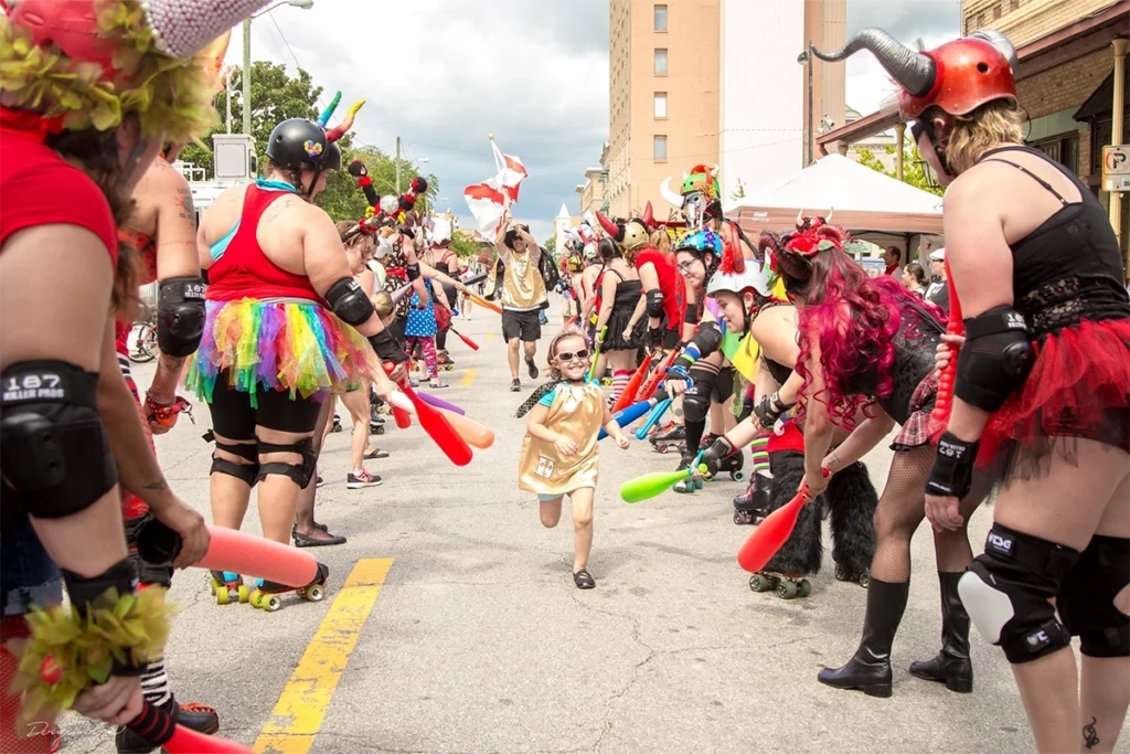 Pensacola Running of the Bulls Roller Derby