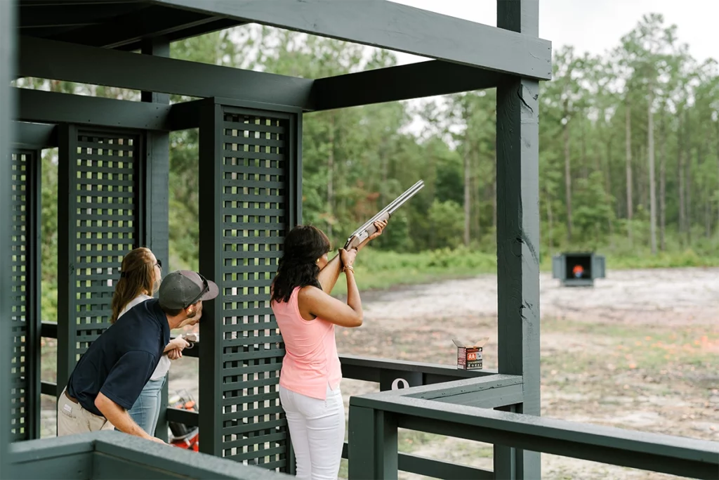 Palmetto Bluff: South Carolina's Tranquil Retreat 6 Take a shot at faux-hunting at the Palmetto Bluff Shooting Club.