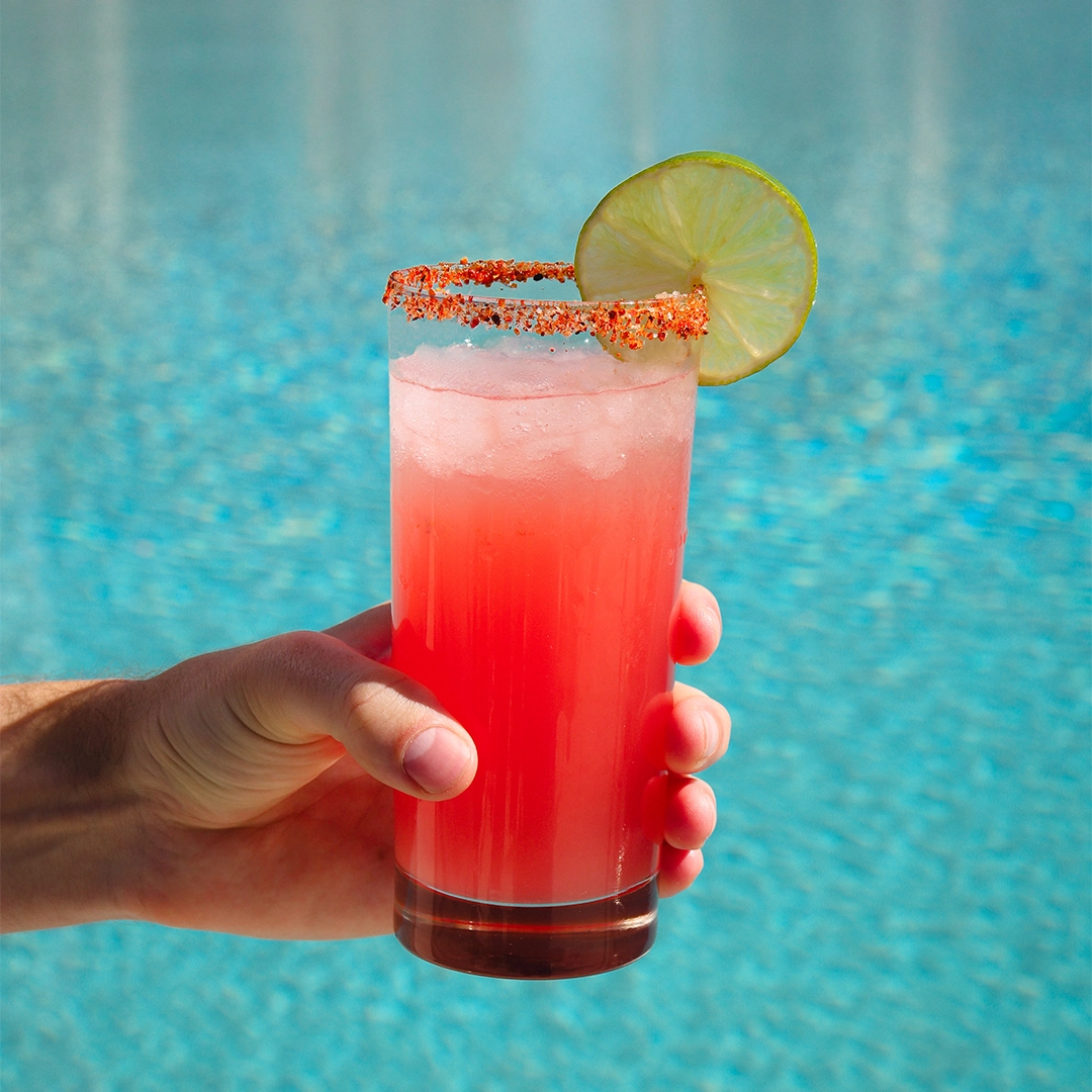 try spicy SipMargs in this spicy grapefruit margarita from Palm Tree Club Miami